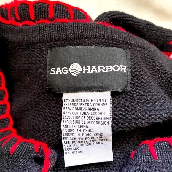 NWT Sag Harbor Button Up Month Sweater size XL - Picture 5 of 5